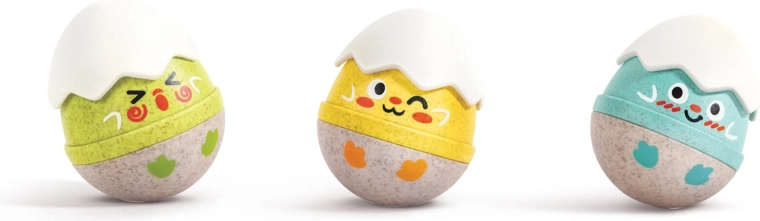 Hape Happy Hatchlings set wiegende rammelaars - 3 stuks
