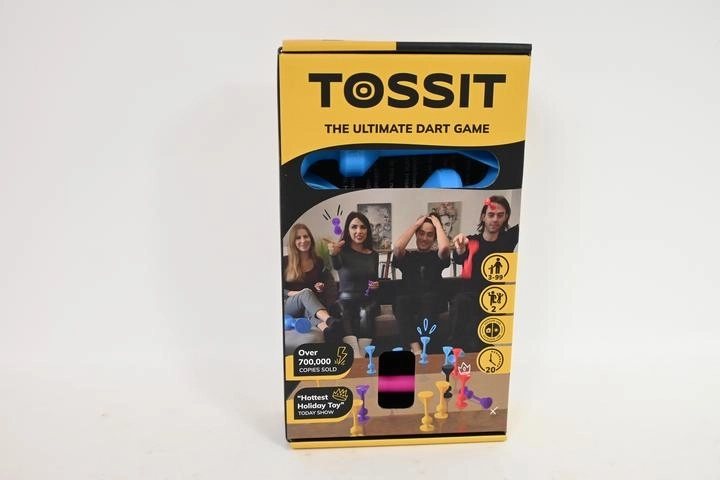 TOSSIT startset zuignapdarts 7 stuks roze/blauw