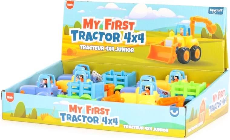 Tractor 4x4 Junior met kiepwagen of laadschop – My First Farm Vehicle