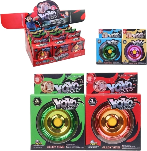 Yo-yo set in displaydoos – 12 stuks, diameter 6 cm
