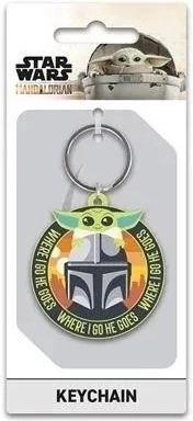 Rubberen sleutelhanger Mandalorian - Where I Go