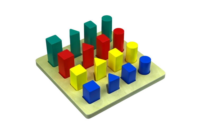 Montessori ladder – geometrische lichamen