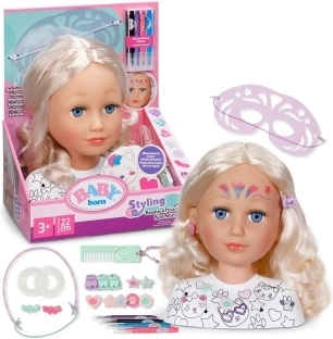 BABY born creatieve kophuid om te kappen 22 cm