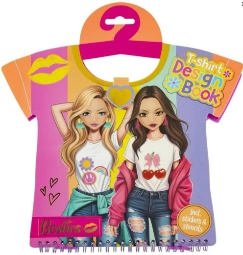 Creatief boek Besties voor het ontwerpen van T-shirts