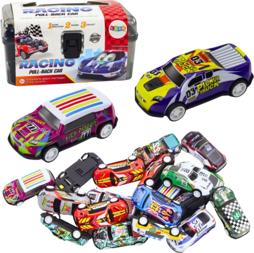 Set Autootjes in Koffer met Speelkleed