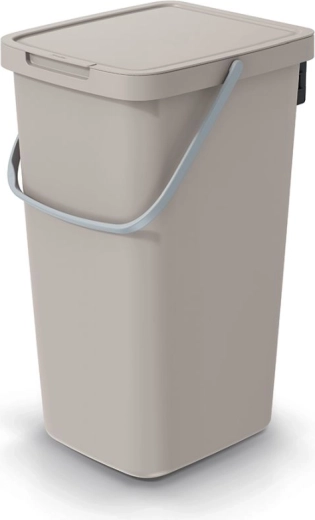 Prullenbak 25 l lichtbruin SYSTEMA Q Collect