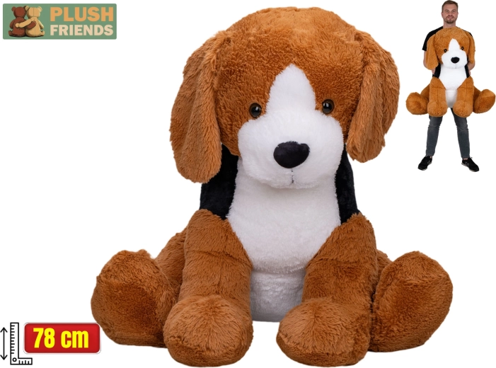Plush Friends pluchen hond 78 cm