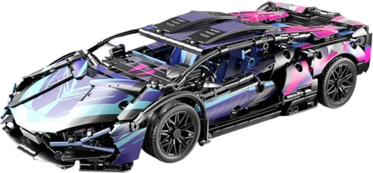 Bouwset sportauto 1:14, 1280 stukjes