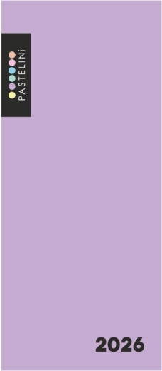 Maandelijkse agenda 2026 PASTELINI paars