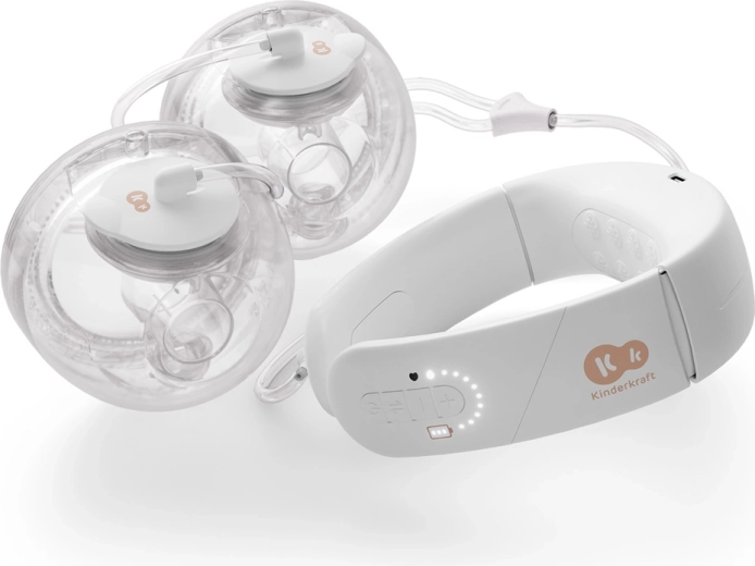 Kinderkraft Gentlenest dubbele elektrische borstkolf met zachte verwarming, handsfree