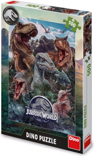 Puzzel Jurassic Wereld 500 stukjes