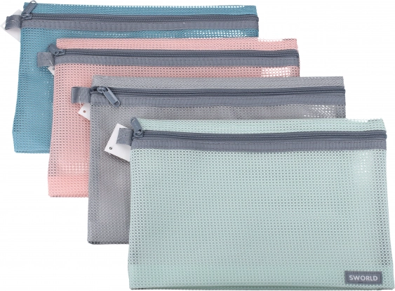 Documentenmappen met rits 24x17 cm