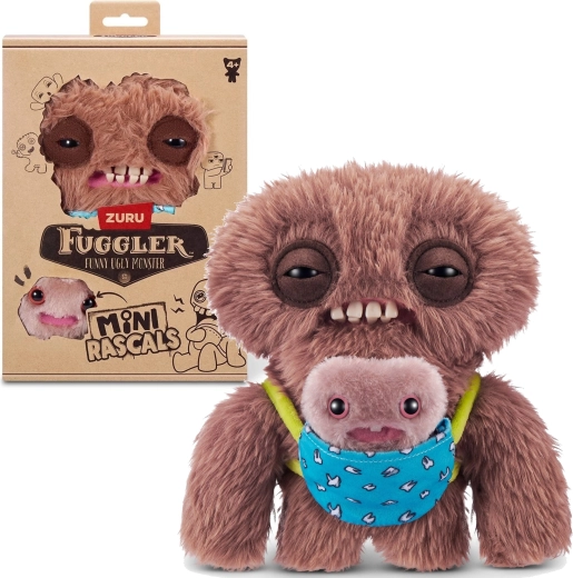 Spin Master Fuggler mini rascals Squidge met baby fugg - 1 stuk