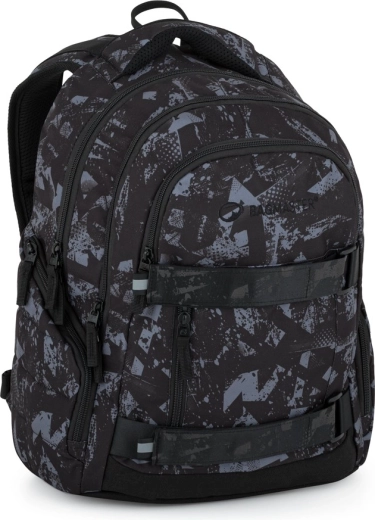 Bagmaster Nomad 25 studentenrugzak zwart-grijs