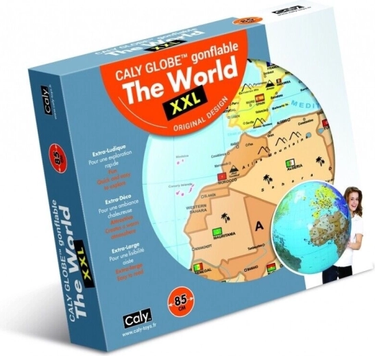 Opblaasbare wereldbol Wereld 85 cm