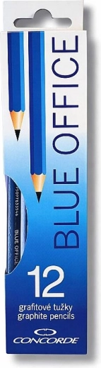 Grafietpotloden CONCORDE Blue Office HB, 12 stuks