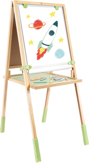 Bamboe tekentafel op standaard