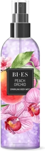 Glitterende body spray BI-ES Peach Orchid 200 ml