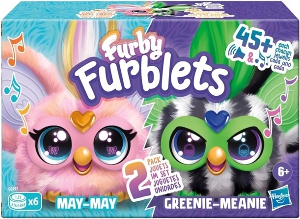 Hasbro Furby Furblets duoverpakking interactieve mini-vriendjes