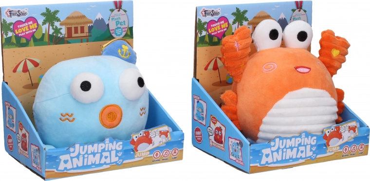 Herhalend pluchen diertje 15 cm