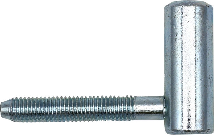 Bovenste deel van de deurscharnier 80/10 M8, blauw verzinkt, 50 mm (10 stuks)