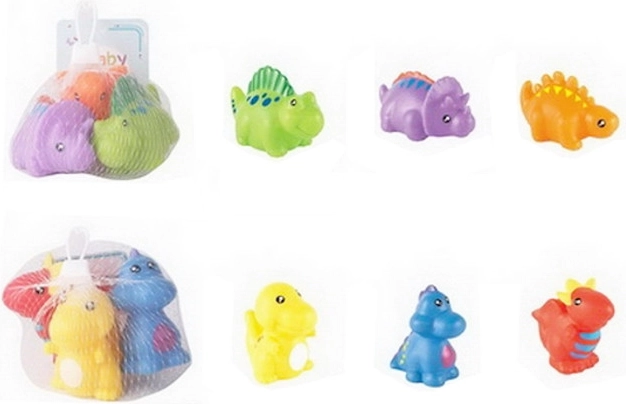 Badspeelgoed dinosaurussen – rubberen set voor in het water