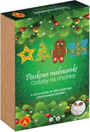 Alexander zand schilderen kerstdecoraties Peperkoekmannetje