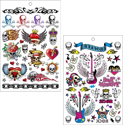 Tattoostickers – boek met meer dan 200 motieven