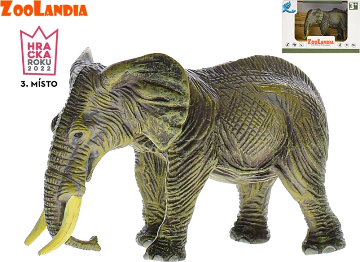 Zoolandia olifant – realistische plastic figuur 11 cm