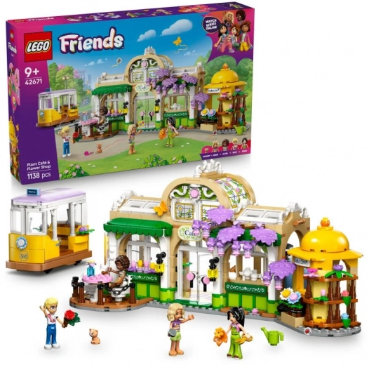 LEGO Friends Groene koffiezaak en bloemenwinkel