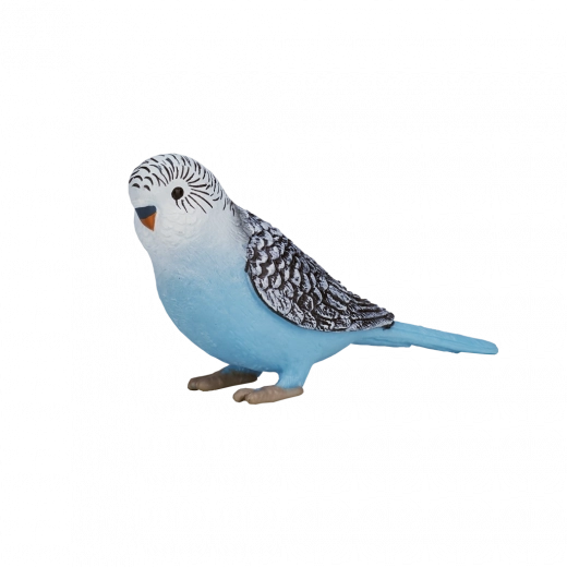 mojo grasparkiet golvend blauw figuurtje