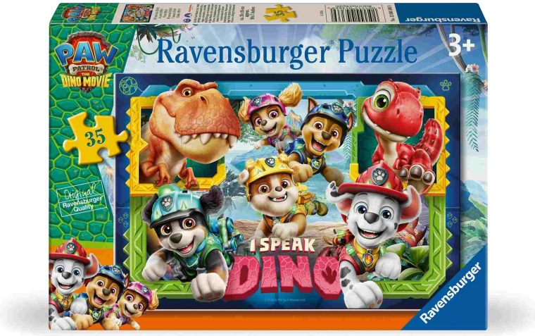 Ravensburger Paw Patrol: dinofilm – puzzel 35 stukjes