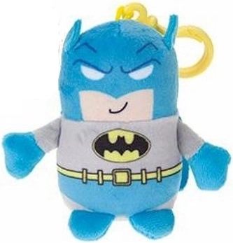 Batman pluche figuur met clip 11 cm - 1 stuk