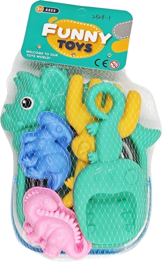 Zandset met dinosaurus