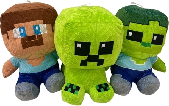 Pluchen Minecraft 30 cm - 1 stuk
