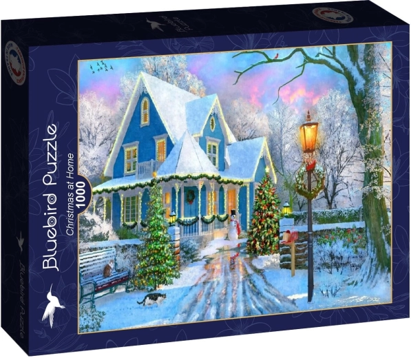 Bluebird-puzzel Thuis met Kerst 1000 stukjes