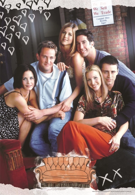 Clementoni puzzel Vrienden 1000 stukjes