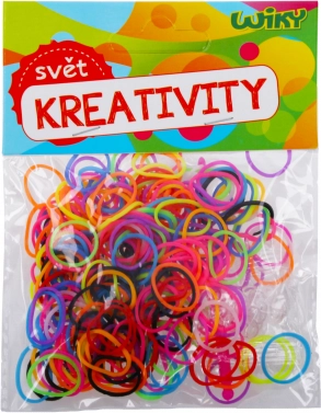 Magische vlechtelastiekjes in verschillende kleuren, 200 stuks