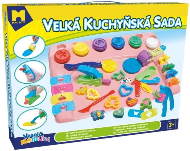 Mac Toys grote keukenset met onderlegmat roze