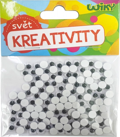 Kleine wiebelogen voor decoratie 7 mm