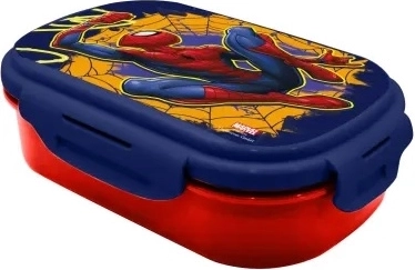 Spider-Man lunchbox met spork (lepelvork) 21 × 14 × 6 cm