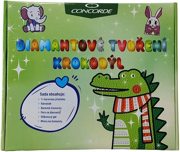 Diamantcreaties Concorde – krokodil