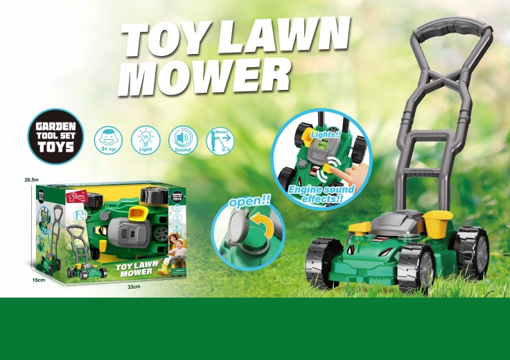 Kinderspeelgoed grasmaaier met licht- en geluidseffecten