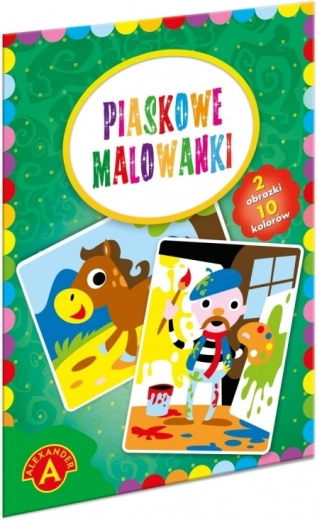 Zandtekeningen Schilder, Paard