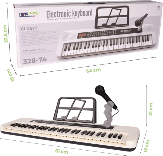 Elektronisch orgel met 61 toetsen