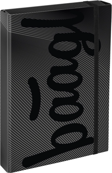 Mappen voor schoolschriftjes A4 Jumbo Darkness Baagl