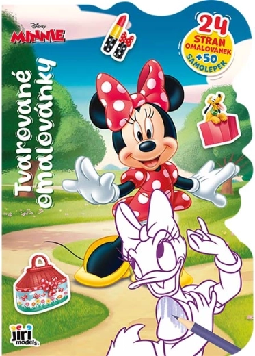 Gevormde kleurplaten Minnie