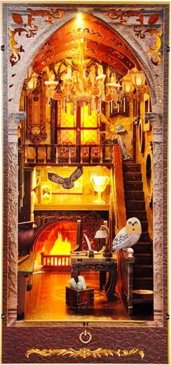 3D puzzel boekensteun – magisch huis