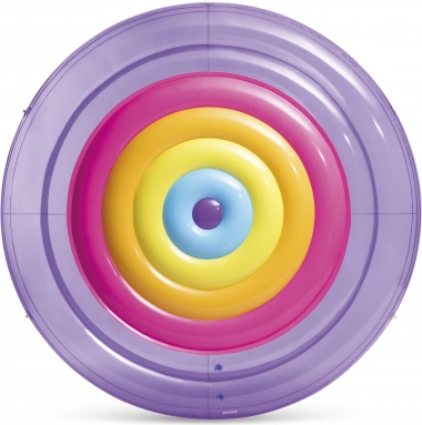 Opblaasbaar luchtbed Regenboogeiland