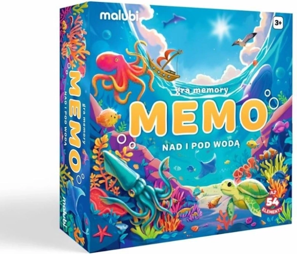 Memo-spel boven en onder water